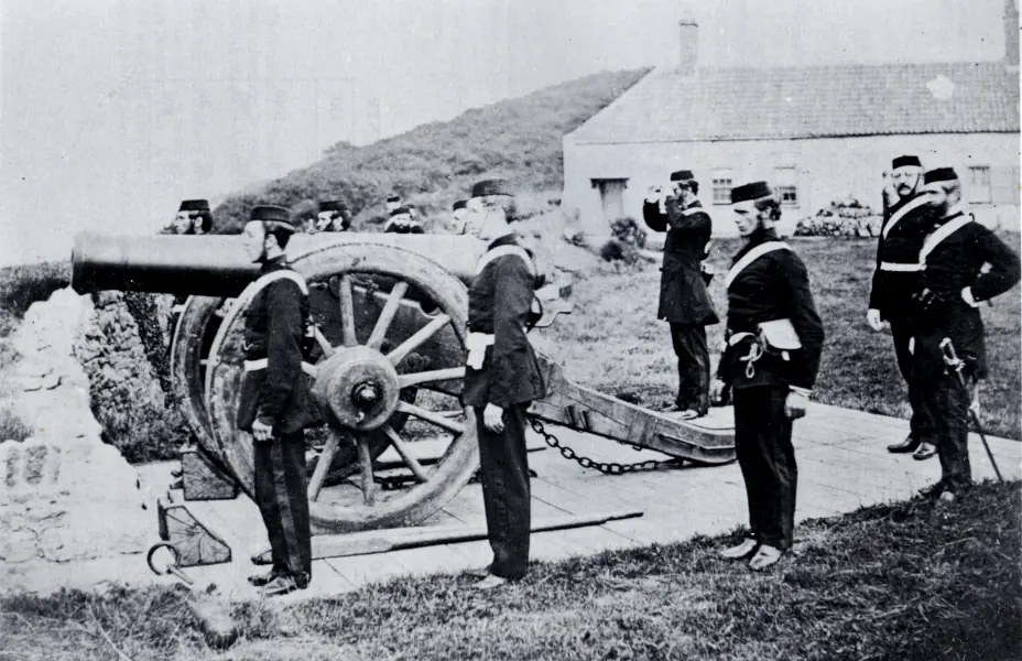 Captain Hansom's Battery, Gloucestershire Volunteer Artillery, 1860
