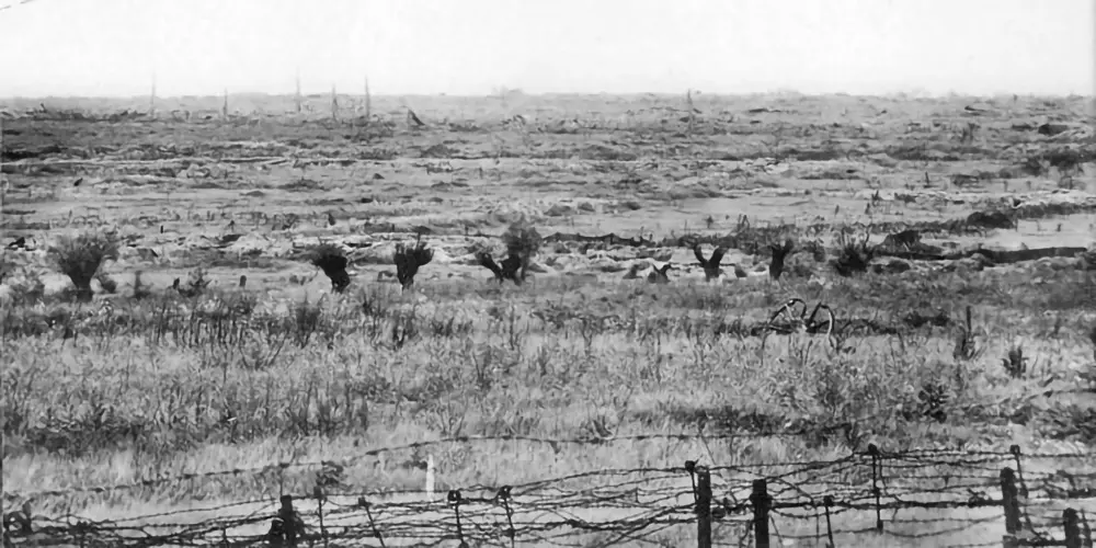 Looking NE from Hill Top Farm, 1917