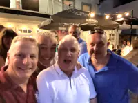 Ex-266 Bty members at The Coach and Horses, Highland Square, Clifton