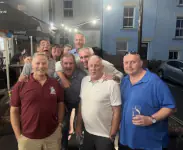 Ex-266 Bty members at The Coach and Horses, Highland Square, Clifton
